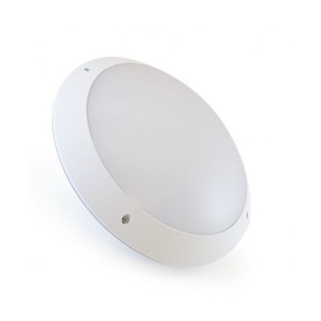 Plafonnier LED Hublot 30W- Ø 300mm - 4000K - avec détecteur RF - blanc