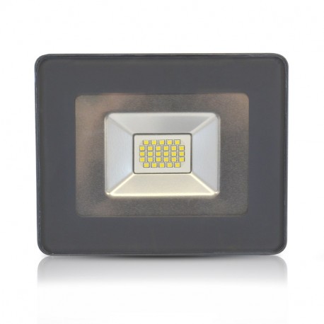 Projecteur LED plat - 3000K - 30W - Gris
