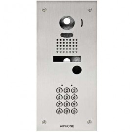 Façade d'adaptation KJKF pour kits vidéo JK, JP et JO - Avec clavier - Inox