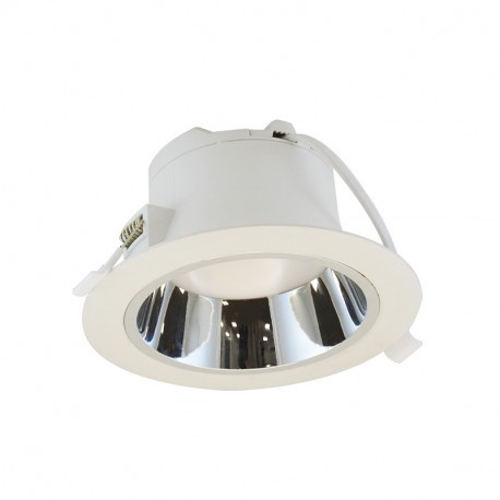Spot encastré Downlight LED - 15W - Rond - Ø150mm - 6000°K - Blanc