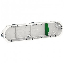 Boîte d'encastrement Multifix - 4 postes - Blanc