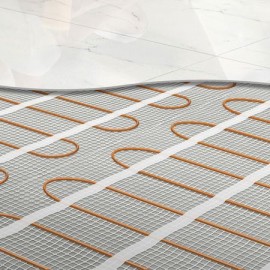 Plancher rayonnant électrique Mozaïk - 100W/m2 - 400W - 8ML - 4m2
