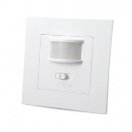 Interrupteur automatique LED infrarouge - 160° - 200W - on/off - Blanc