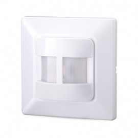 Interrupteur automatique LED infrarouge - 190° - 200W - Blanc