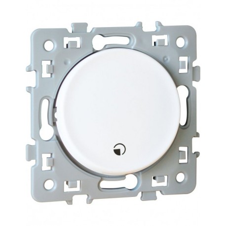 Interrupteur temporisé programmable Square 1 poste - 230V - Blanc