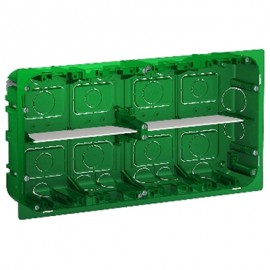 Boîte de concentration Unica - Encastrée - Horizontale - 2x10 modules
