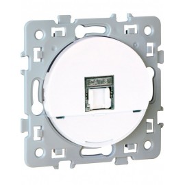 Prise RJ45 Cat6A STP Square - Blanc