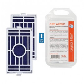 Pack de 2 filtres à air pour réfrigérateur - Antibactérien - Compatible Whirlpool ANT001