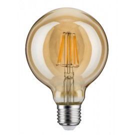 Ampoule LED Globe 95 à filament E27 - 6W - 1700K - 500lm - Dimmable - Or