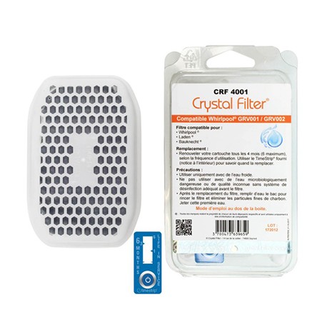 Filtre à eau pour réfrigérateur - Charbon - Compatible GRV001