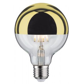 Ampoule LED Globe rétro à filament E27 - 5W - 2700K - 520lm - Dimmable - Calotte dorée