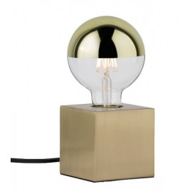 Lampe à poser Dilja - 20W - E27 - Sans ampoule - Dimmable - Laiton brossé