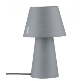 Lampe à poser Kelt - 20W - E14 - Sans ampoule - Dimmable - Tissu gris