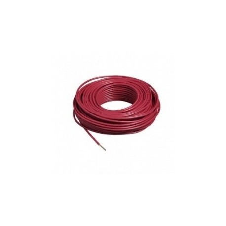 Bobine de Câble H07VU 1,5 mm² - 100 m - Rouge