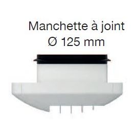 Bouche d'extraction hygroréglable BEHC.P 10-40/75 - Cuisine - ø 125mm - 10 à 40 m³/h - Bouton pressoir