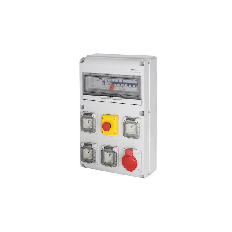 Coffret de Chantier Triphasé 440V ATOLE – 4P+N+T – IP44 IK08 – 32A