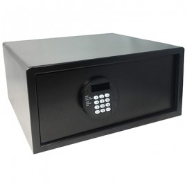 Coffre-fort Fortress JVD - Verrouillage par code - Pile - 4 points - 15” - Noir