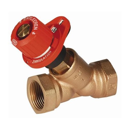 Vanne d'équilibrage Alwa-Kombi-4 - Bronze - DN40 - Sortie taraudée