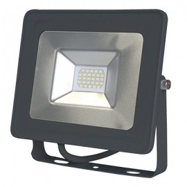 Projecteur extérieur LED - 20W - Plat - Gris - IP65