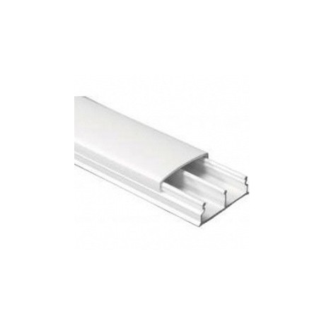 Moulures Optima TM en barre de 2m - 34 x 16mm - 2 compartiments