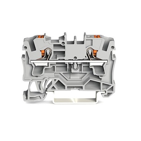 Borne de passage pour 2 conducteurs - 4mm² - Push-In CAGE CLAMP®