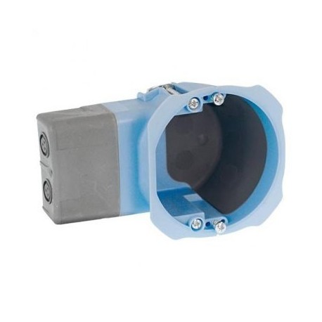 Boîte d'encastrement cloisons sèches Eur'ohm - ø67mm - 1 poste - Pour micromodules