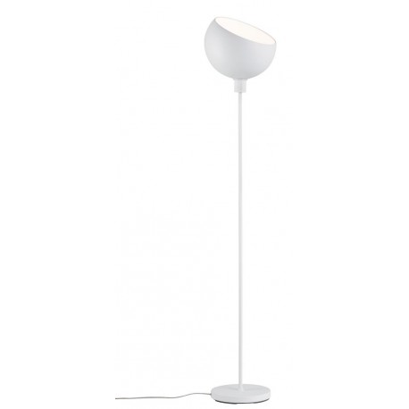 Lampadaire Gambia - 60W - E27 - 230V - Métal - Dimmable - Sans ampoule - Blanc