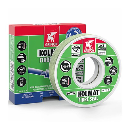 Bande d'étanchéité Kolmat Fibre Seal - Vert
