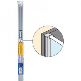 Joint tubulaire pour côté de porte de douche - PVC - Transparent
