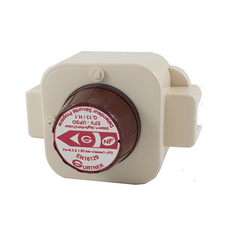 Détendeur à sécurité DSP - 8kg/h - Propane - Blanc