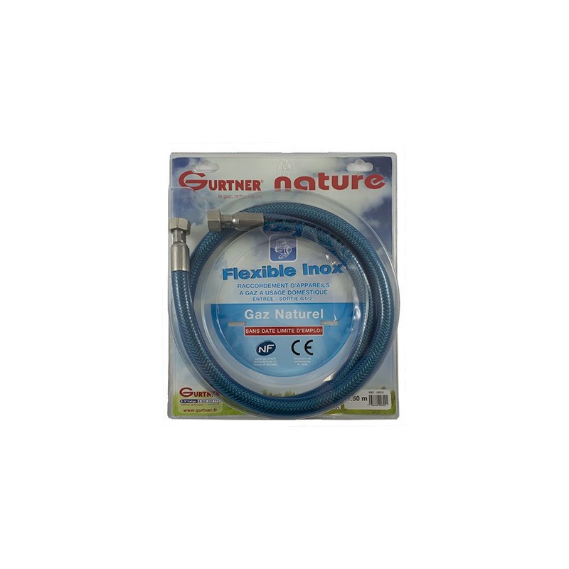 Flexible Gurtner Flexible Inox Gaz Naturel à Vie NF - - 0,75m