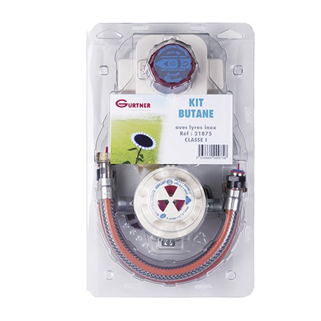 Kit butane - 1,3kg/h - Classe 1 - 2 lyre (inox)