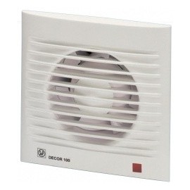 Aérateur extra-plat Decor 100 CRZ - 13W - 95 m3/h - Avec temporisation réglable