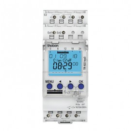 Horloge programmable digitale TR 622 top3 - 2 canaux - Blanc