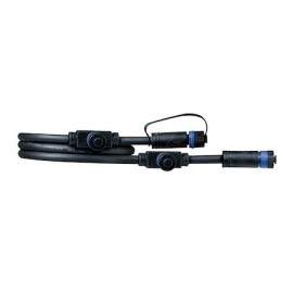 Câble intelligent connection Plug & Shine - 150W max - 24V - 3 raccords - 1m - Noir