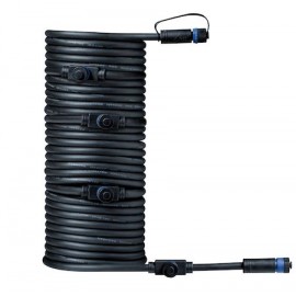 Câble intelligent connection Plug & Shine - 150W max - 24V - 5 raccords - 10m - Noir