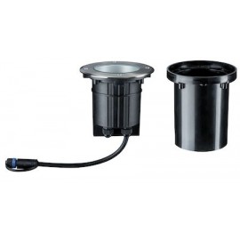 Spot encastré de sol Plug & Shine - Floor - Dimmable - 3000K - 20° - Avec ampoule - 6W - Argent