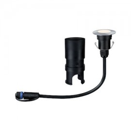 Spot encastré de sol Plug & Shine - Floor mini - Dimmable - 3000K - 95° - Avec ampoule - 2,5W - Argent