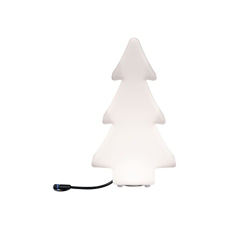 Sapin lumineux Plug&Shine Paulmann - Dimmable - 3000K - Avec ampoule - 2,8W - Blanc
