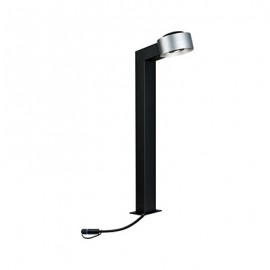 Borne lumineuse Plug & Shine - Cone - Dimmable - 3000K - 90° - Avec ampoule - 4,3W - Anthracite