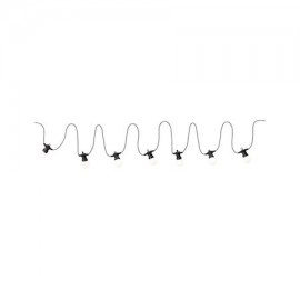 Guirlande Plug & Shine extérieur - Lightchain - Dimmable - 3000K - 7 ampoules - 1,5W - Blanc