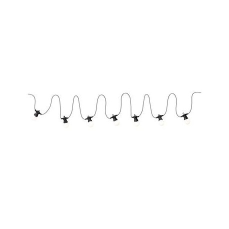 Guirlande Plug & Shine extérieur - Lightchain - Dimmable - 3000K - 7 ampoules - 1,5W - Blanc