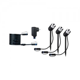 Kit de démarrage piquet à planter Plug & Shine - Pike - Dimmable - 3000K - Avec ampoule - 3,5W - Anthracite