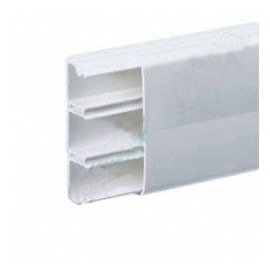 Moulures Optima TM en barre de 2m - 80 x 22 mm - 3 compartiments