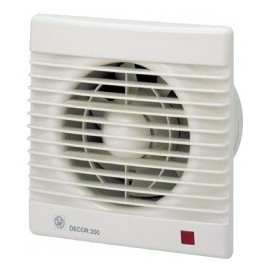 Aérateur extra-plat Decor 100 CZ - 20W - 180m3/h - Avec clapet anti-retour