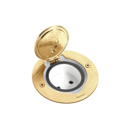 Platine pour prise de sol Mosaic - Rond - Bronze - IP44