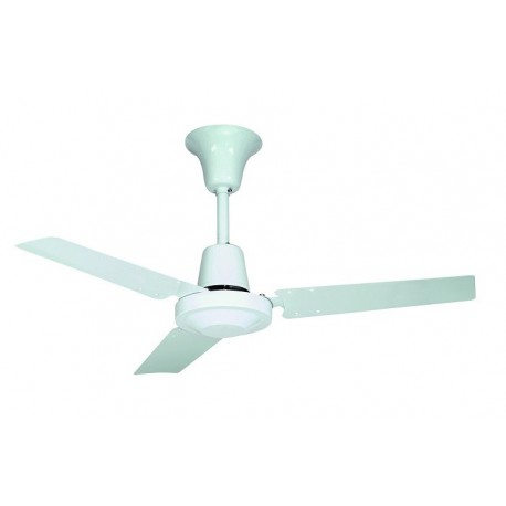 Ventilateur de plafond HTB 90 RC - 55W - 3 vitesses - 50dB(A) - Blanc