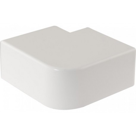 Angle plat pour goulotte PVC Logix 45 - Blanc