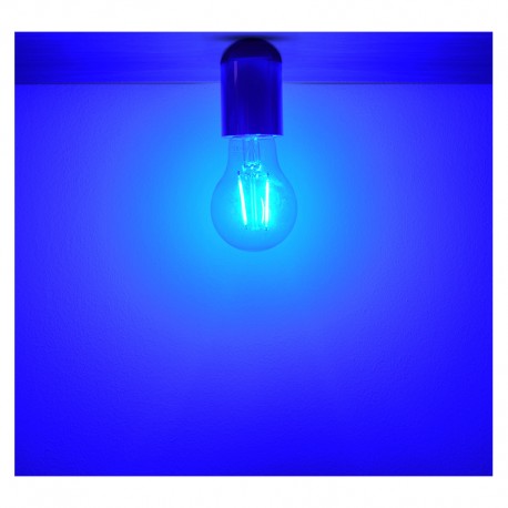 Ampoule LED Filament E27 - 2W - Bleue - Non dimmable