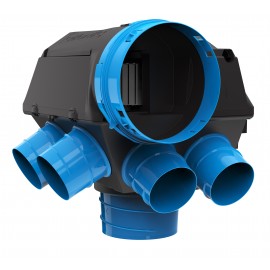 Groupe VMC Hygrocosy - Simple flux hygroréglable - 40W - 231m³/h - 22 dB(A) - 6 sanitaires
